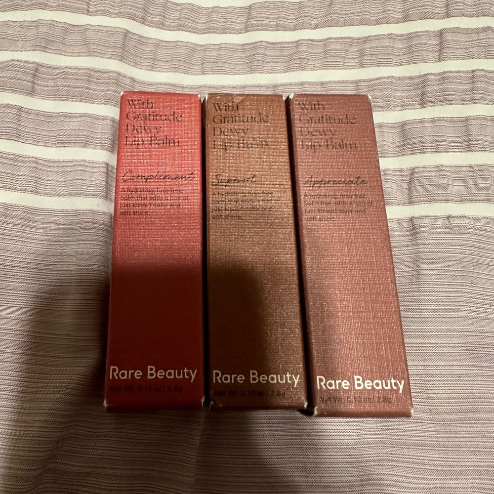Rare Beauty Dewy Lip Balm Bundle